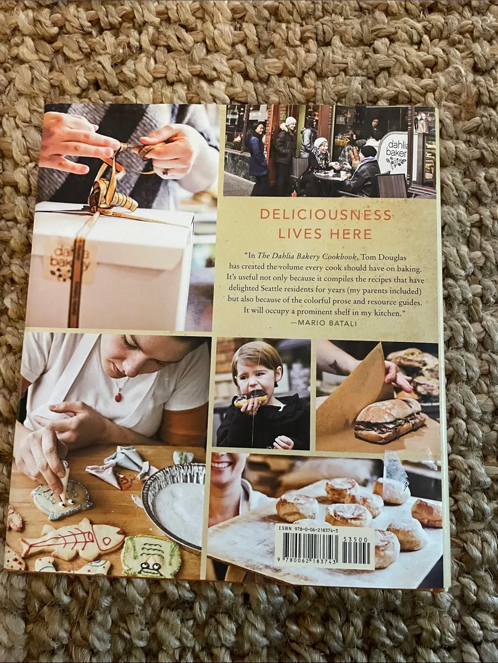The Dahlia Bakery Cookbook by - Cream Cover